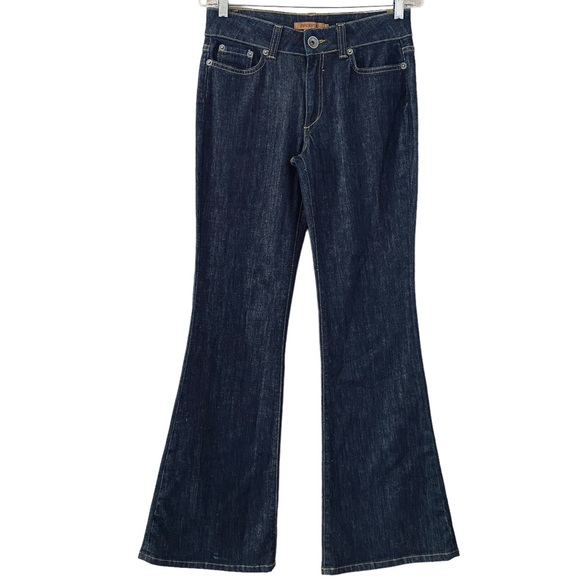Arden B Dark Wash Classic Flared Jeans Size 6 - Picture 2 of 6
